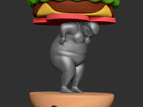 Fitness model 3D Baskı Modeli
