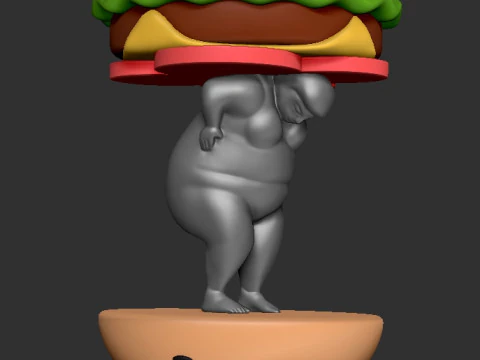 Fitness model 3D Print Model
