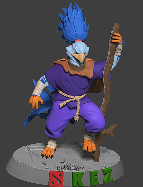 Dota 2 - Kez 3D Print Model .c4d .max .obj .3ds .fbx .stl .blend 