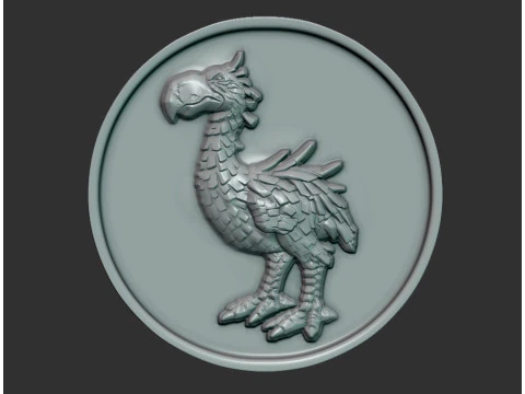 Bajorrelieve Forusrhacos Modelo de impresión 3D