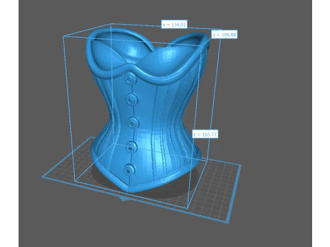 Espartilho Modelo de Impressão 3D