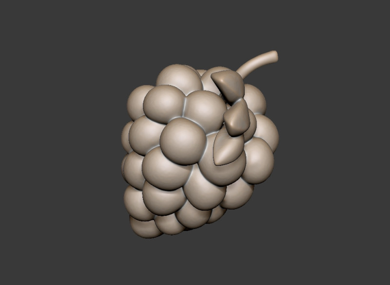 Grape 3D Принт Модель .c4d .max .obj .3ds .fbx .stl .blend 