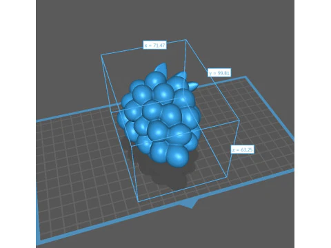 Grape 3D Print Model