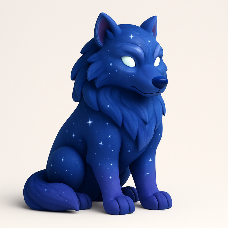 Wolf 3D 模型 .c4d .max .obj .3ds .fbx .stl .blend