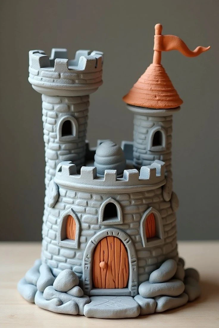 Castle 3D Model .c4d .max .obj .3ds .fbx .stl .blend 