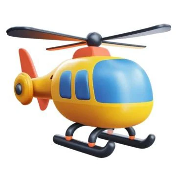 Helicopter 3D Model .c4d .max .obj .3ds .fbx .stl .blend 