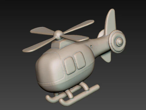 Helicopter 3D Model