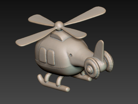 Helicopter 3D 模型