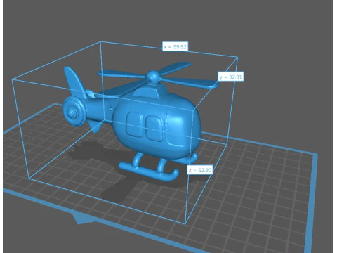 Helicopter 3D Model