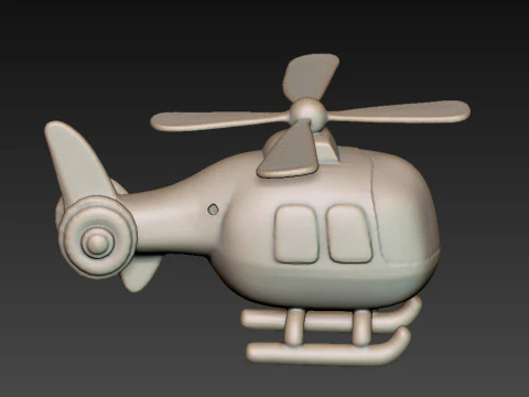 Helicopter 3D Model