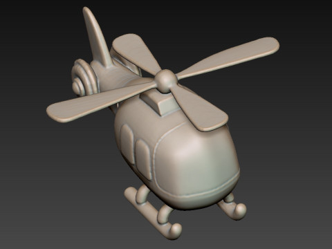 Helicopter 3D 模型