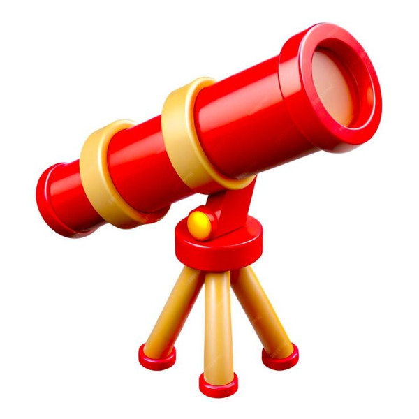 Telescope Model 3D .c4d .max .obj .3ds .fbx .stl .blend 