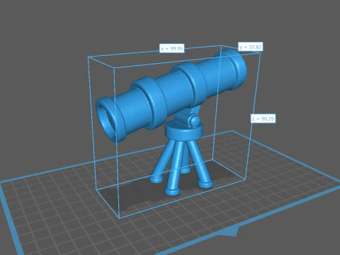 Telescope 3D Model