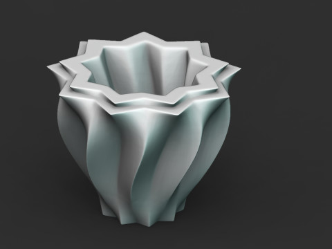 Vase Modelo de Impressão 3D