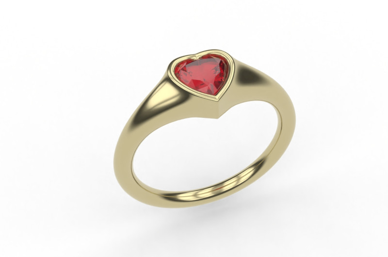 Ring 3D Baskı Modeli .c4d .max .obj .3ds .fbx .stl .blend