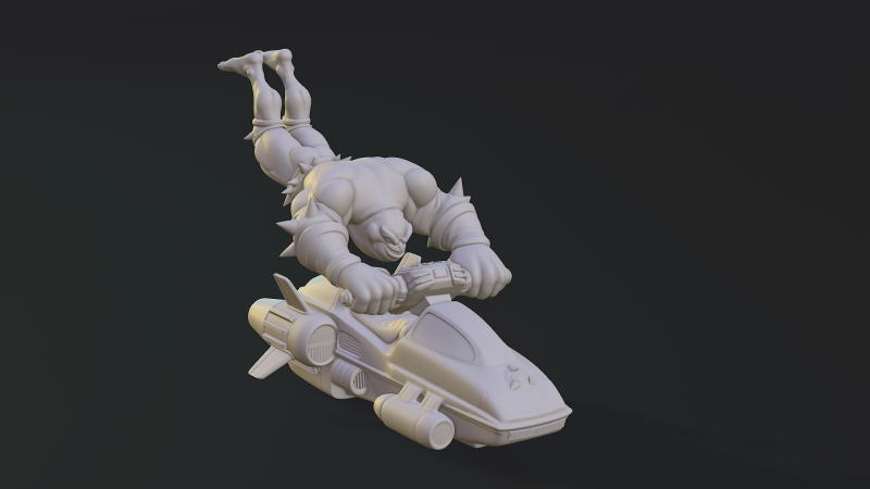 Battletoads 3D Baskı Modeli .c4d .max .obj .3ds .fbx .stl .blend