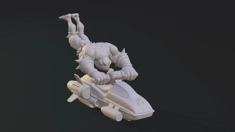 Savaş kurbağaları 3D Baskı Modeli .c4d .max .obj .3ds .fbx .stl .blend 