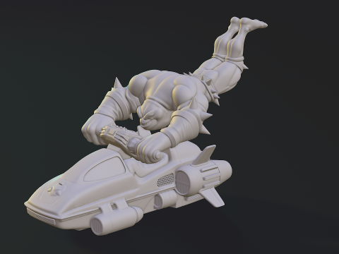 Battletoads 3D Baskı Modeli