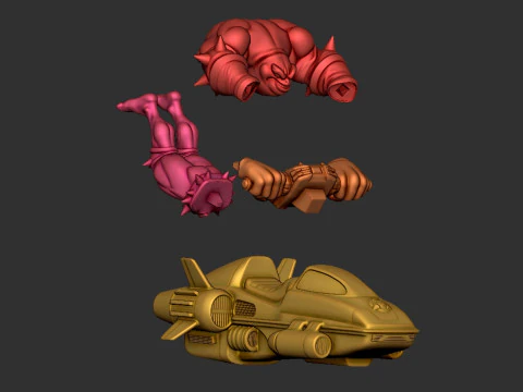 Savaş kurbağaları 3D Baskı Modeli