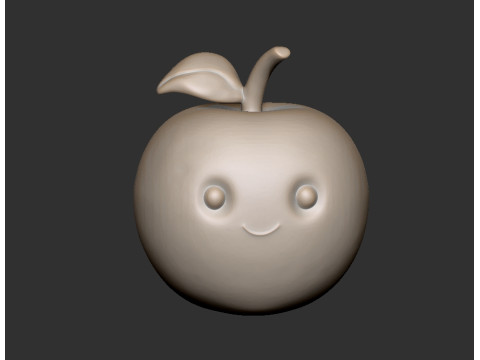 Яблоко 3D Принт Модель