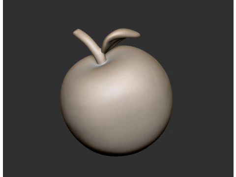 Apple 3D Print Model