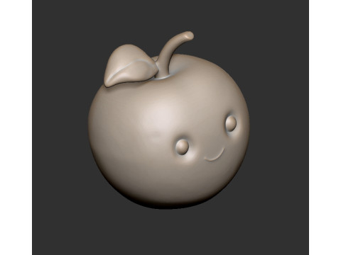 Яблоко 3D Принт Модель