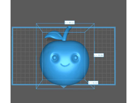 Apple 3D Print Model