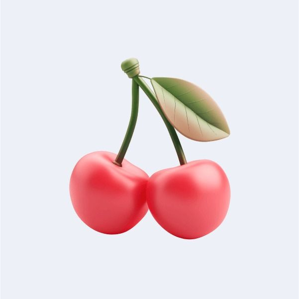 चेरी 3D प्रिंट मॉडल .c4d .max .obj .3ds .fbx .stl .blend