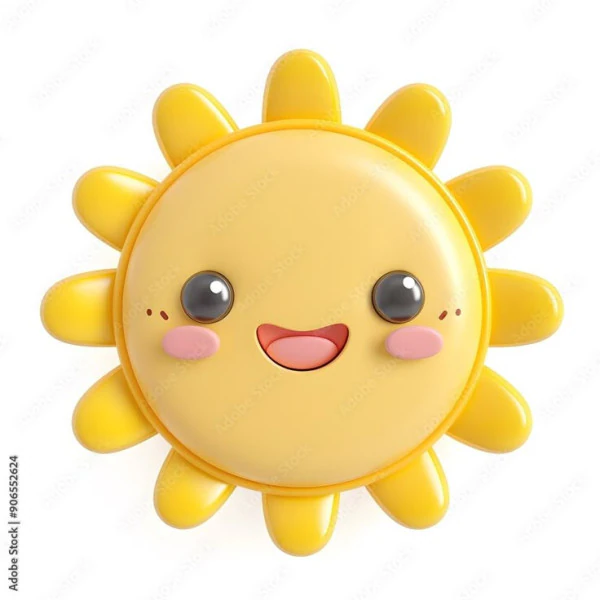 Słoneczny Model 3D .c4d .max .obj .3ds .fbx .stl .blend 