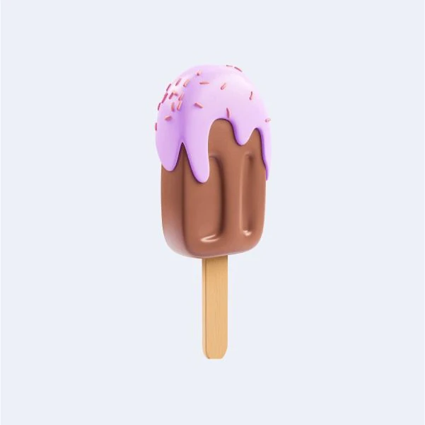 Helado Modelo 3D .c4d .max .obj .3ds .fbx .stl .blend 