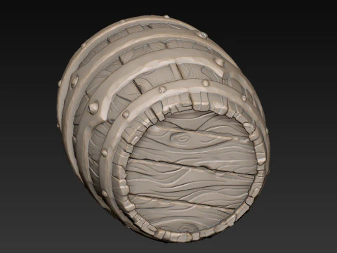 Barrel 3D Print Model
