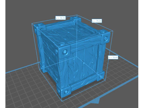 Crate 3D Model