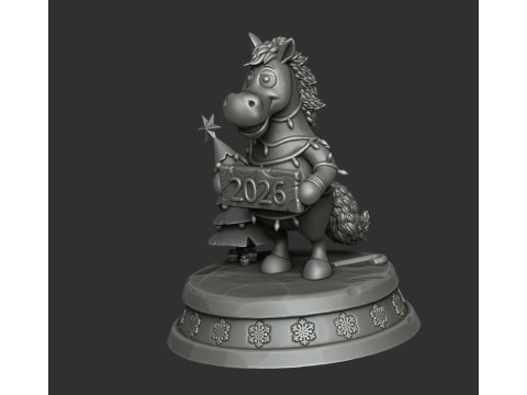 Czerwony ognisty koń 2026 Model do druku 3D