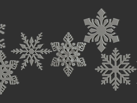 Snowflake 3D Model