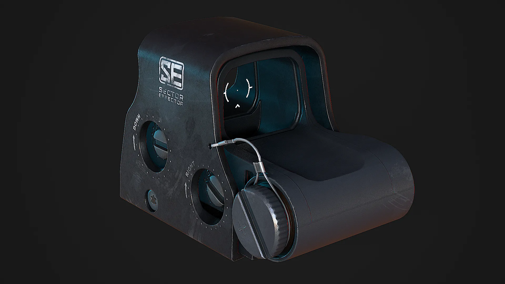 Holosight 3D Model .c4d .max .obj .3ds .fbx .stl .blend 