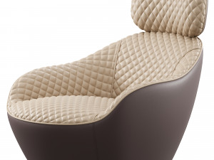 Roche Bobois Bergamote armchair 3D 모델