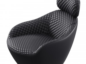 Roche Bobois Bergamote armchair 3D 모델