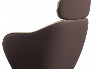 Roche Bobois Bergamote armchair 3D 모델