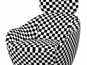 Roche Bobois Bergamote armchair 3D 모델