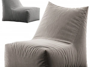 Стандартний крісло-крісло Trule для розміщення на відкритому повітрі 3D Модель