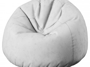 Large Outdoor Friendly Bean Bag Chair Lounger 3D 모델
