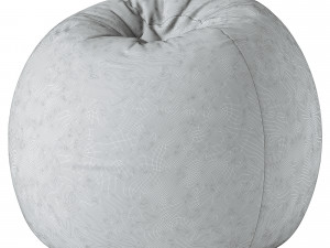 Newalla Large Classic Bean Bag Modello 3D