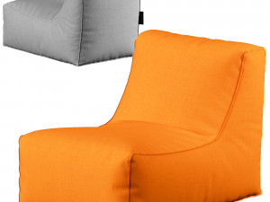 Trule Large Outdoor Friendly Bean Bag Chair Lounger 3D Model