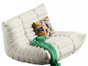 McCullen Armless Bean Bag Sofa 3D Model
