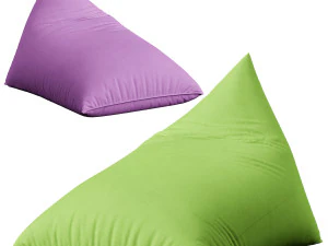 Large Cotton Bean Bag Chair Lounger by Latitude Run 3D Model