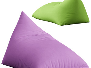 Large Cotton Bean Bag Chair Lounger by Latitude Run 3D Model