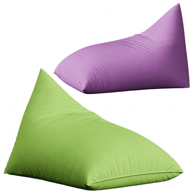 Large Cotton Bean Bag Chair Lounger by Latitude Run 3D Model in