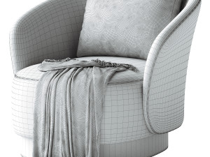 BONAMICO Armchair By Casa Modèle 3D