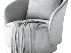 BONAMICO Armchair By Casa 3D Model