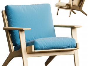 Bean bag Lounge Riviera Cacao 3D Model